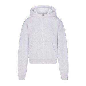Skims Cotton Fleece Classic Zip Up Hoodie